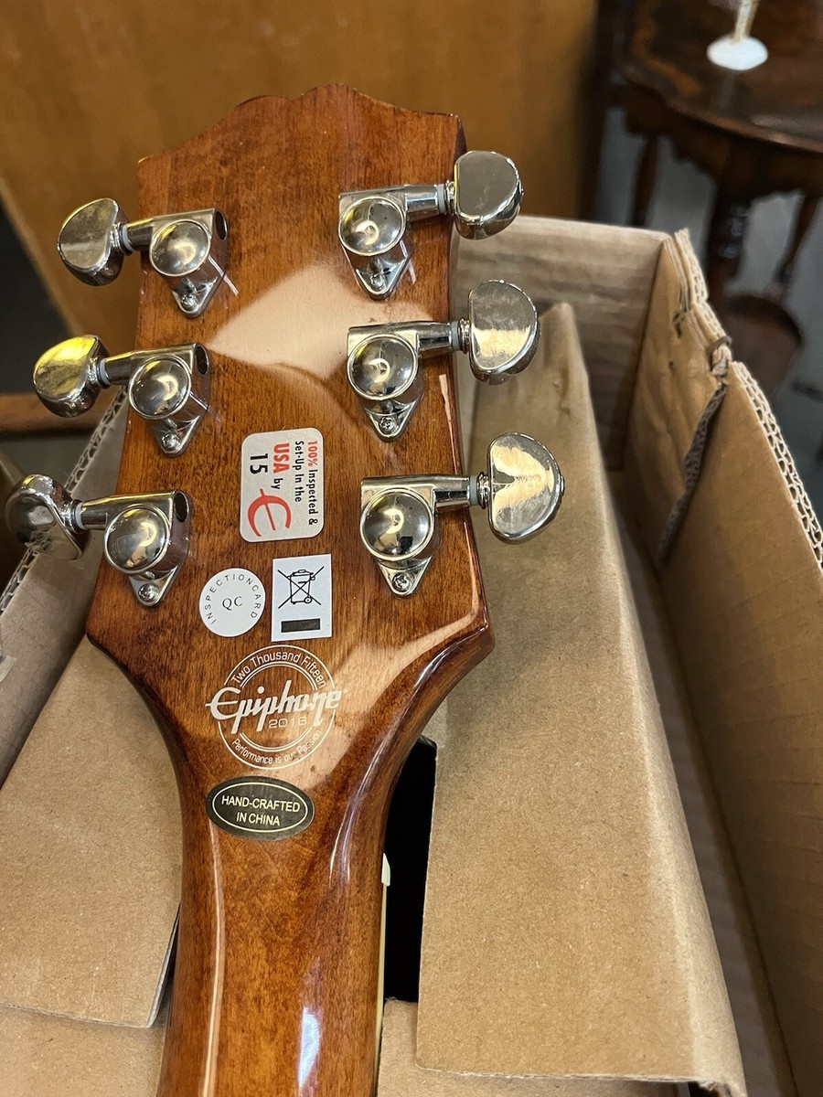 は*さ様 Epiphone Wildkat Natural Flame ハードケ Open Box Epiphone Limited Edition Wildkat Studio Electric Guitar