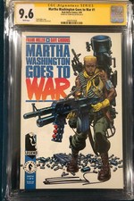FRANK MILLER SIGNED MARTHA WASHINGTON GOES TO WAR #1 CGC ss COMIC BOOK Not CBCS