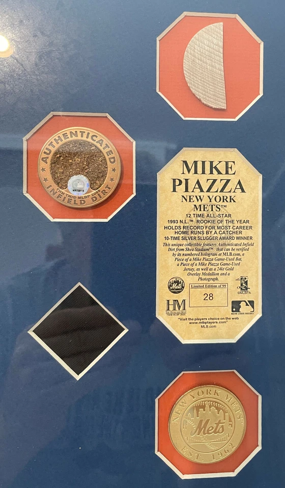 MIKE PIAZZA Highland Mint 带框游戏二手物品 — 第 2/3 张图片