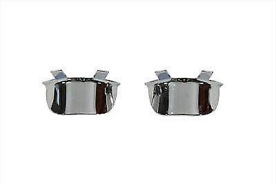 V-Twin Chrome Bar Bullet Visor for Harley Davidson 