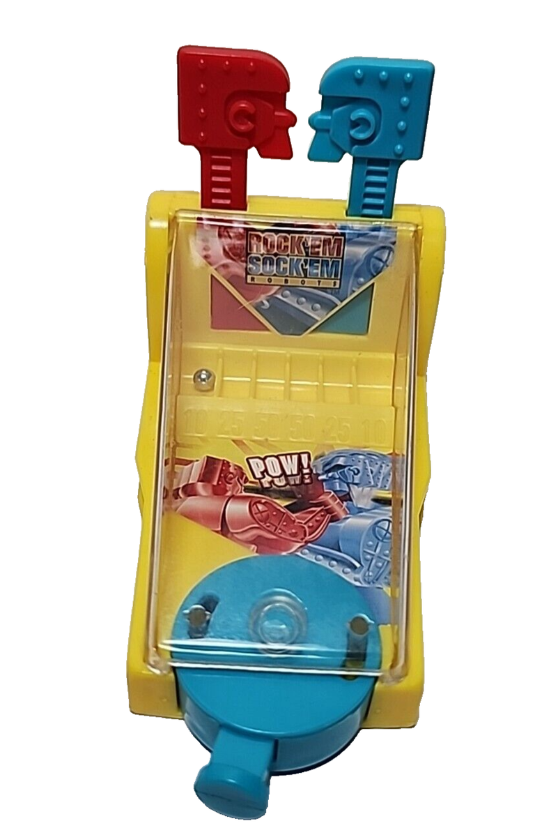 2007 Mattel Rock 'Em Sock 'Em Robots Ball Shooting Mini Game JRR23