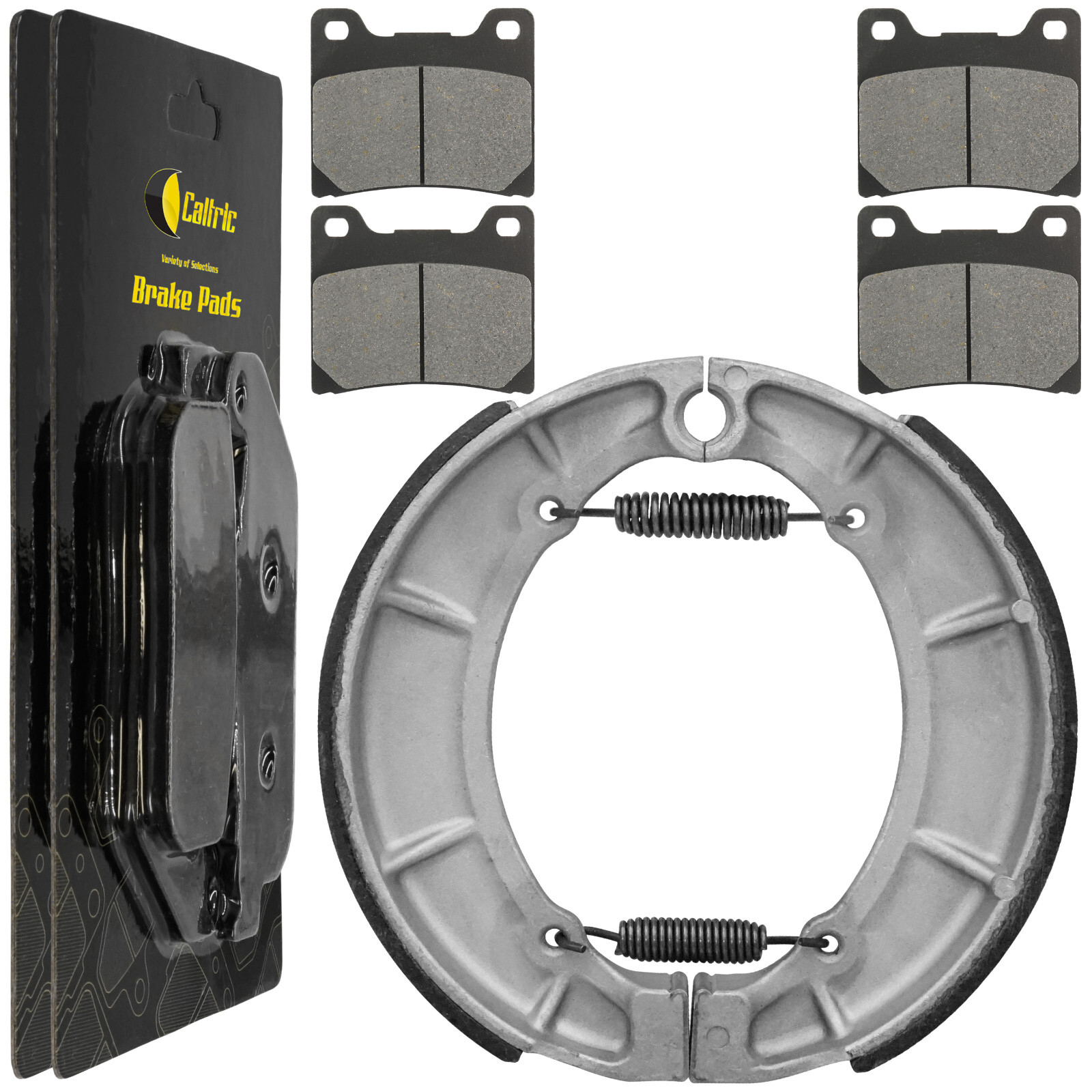 Front Brake Pads & Rear Brake Shoes for Yamaha XV750 Virago 