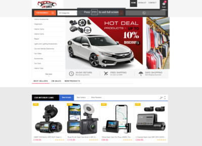 Car Parts Drop-shipping / Affiliate  Business Website Free Host / Set up