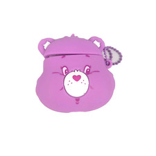 Care Bears Share Bear Purple Earbud Silicone Case Cover - New
