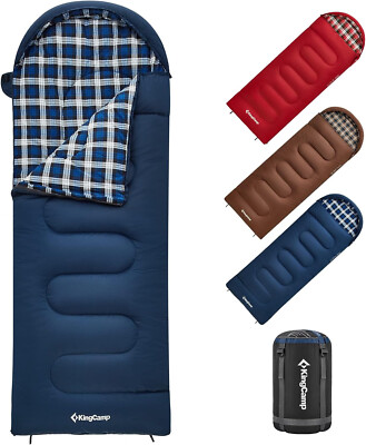 KingCamp Kinderschlafsack Schlafsack Winter Warmer Deckenschlafsack 170 x 70 cm