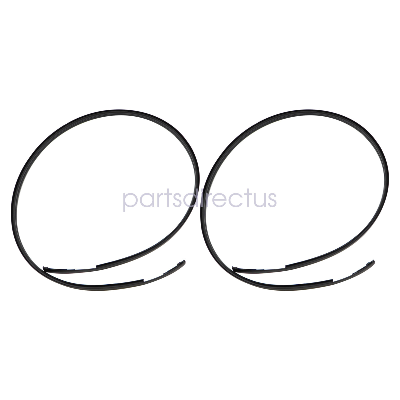 Black High Quality Roof Trim Molding Kit Fit for 2006-16 Toyota Yaris Hatchback