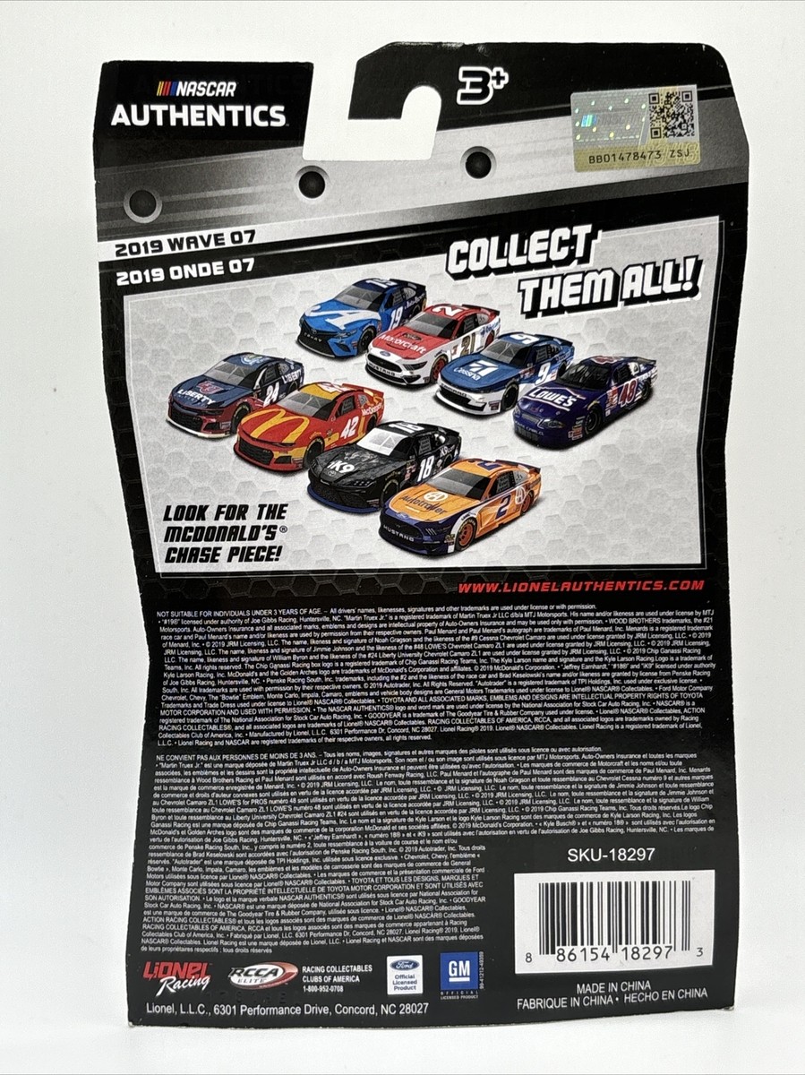 Kyle Larson #42 Nascar Authentics 1:64 2019 Wave 07 Racing