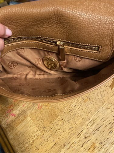 Tory Burch LMTD Ed Shoulder Bag Brown Gold Adj Chain Strap NWOT AUTHENTIC 12” - Picture 7 of 16