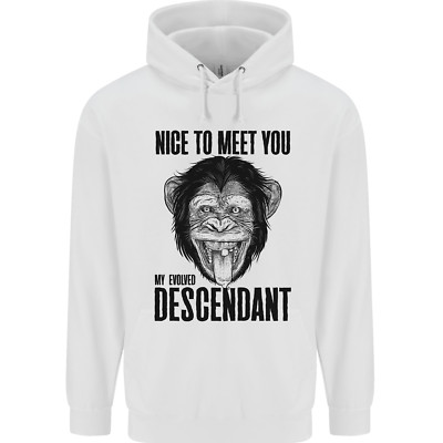 Chimp Evolved Descendant lustiger Affe Affe Kinder Kids Hoodie