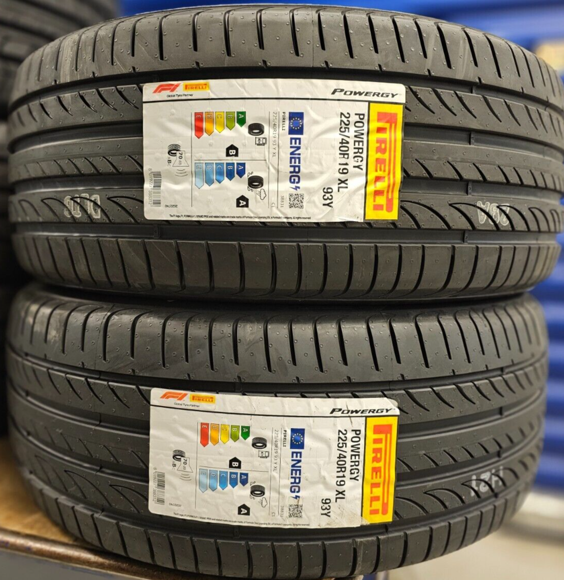 2X NEW PIRELLI POWERGY 225/40 ZR19 XL 93Y UHP TYRES 225 40 19