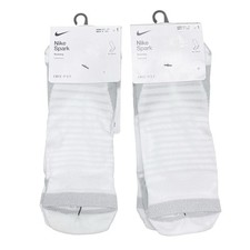 Lot of 2 Nike Spark Cushioned No-Show Running Socks Men's 8-9.5 / Women's 9.5-11
