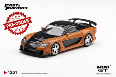 (Pre-order) Mini GT #1251 Mazda RX-7 VeilSide Fortune The Fast and the Furious
