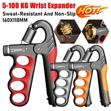 5-100Kg Adjustable Hand Grip Strength Power Trainer Gripper Strengthener