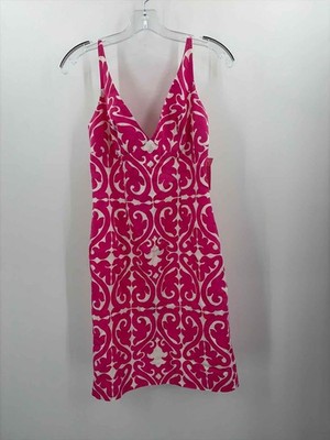 Pre-Owned Milly Pink Size 4 Knee Length Sleeveless Dress