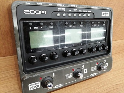 Zoom G3 Guitar Multi-Effects Pedal 94 Effects 13 Amp Models 40s Looper USB - JPN