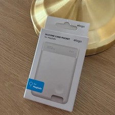 Elago MagSafe Silicone Card Wallet Stone New