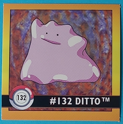 ArtBox Pokemon Series 1 - Sticker Nr. 132 Ditto - 1999