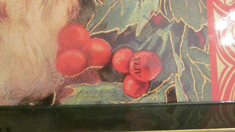 Michel Design Works Victorian Santa Joy To the World Wood Serving Tray - Image 4 of 4