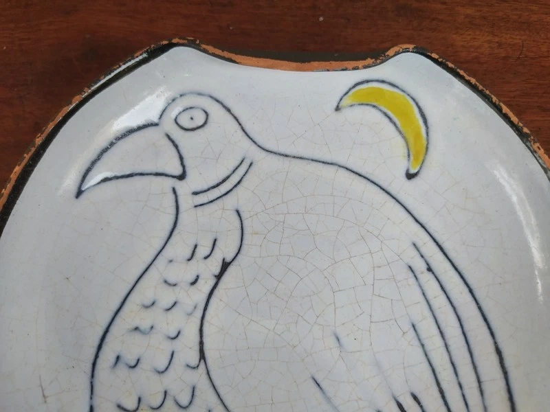 Rare coupelle Vallauris signée de Jacques Innocenti - Photo 3/4