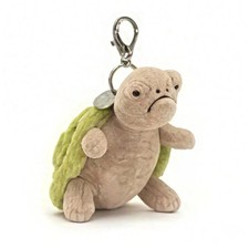 Jellycat Timmy Turtle Bag Charm Soft Plush Keychain Stuffed Toy Gift New