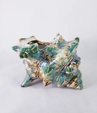 Vintage MCM Ceramic Conch Shell Ashtray