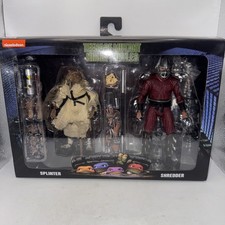 NECA TMNT 1990 Movie Splinter & Shredder 7 Action Figure 2-Pack - New In Box