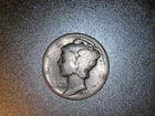 1936 S Mercury Silver Dime - Very Good Condition - Actual Coin