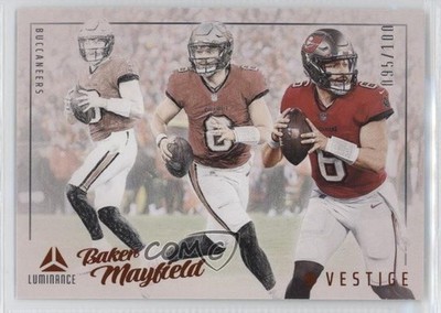 2023 Panini Luminance Vestige Orange 95/100 Baker Mayfield #2 16wc
