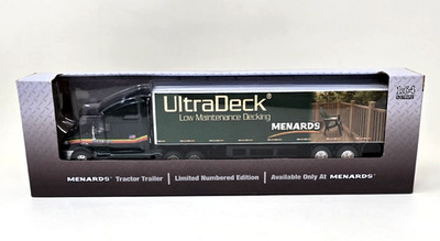 Menards Toy Tractor Trailer 1:64 Gold Line Collection Limited Edition 2014 A