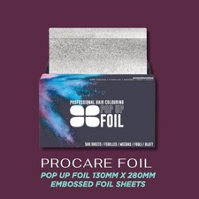 PROCARE Pop Up Foil Sheets 130mm X 280mm 500 sheets