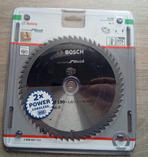 Bosch Akku-Kreiss&auml;geblatt Standart for Wood &Oslash; 190 x 1,6/1,1 x 30/20 mm  60 Z&auml;hne