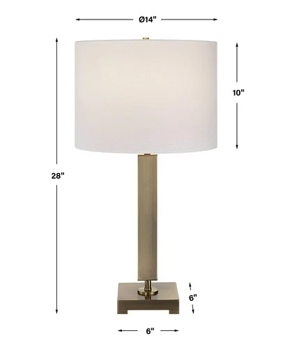 Uttermost 30014-1 Duomo Brass Table Lamp - Picture 6 of 6
