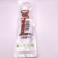 Christmas Wristwatch Silicone Bands For Apple Watch Strap CHOOSE SIZE and STYLE