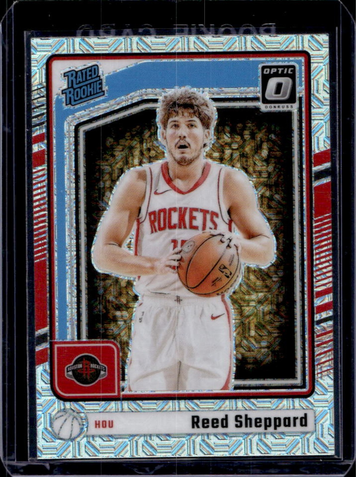 2024-25 Donruss Optic Reed Sheppard Rated Rookie Choice RC #255 Rockets
