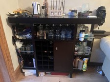 Pottery barn wooden bar/drinks Cabinet