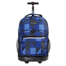 J World Sunrise 18" Rolling Backpack - Block Navy