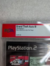 GRADED Grand Theft Auto 3 (PS2) PSA 9.6 A+  NEW Sealed! GTA III PLAYSTATION 2
