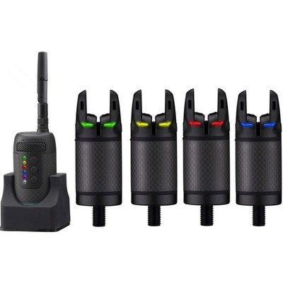 Prologic K3 Bite Alarm Set 4+1 Red,Green,Yellow,Blue