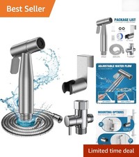 Stress-Free Toilet Cleaning: Adjustable Bidet Sprayer Kit for Personal Hygiene