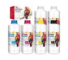 Low-Sediment DTF Ink 6000ML DTF Transfer Ink for PET Film Pigment Ink Refill ...
