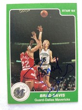 1984-85 Star Brad Davis Signed Card #253 Auto Autographed Dallas Mavericks SP