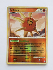 Pokémon TCG HS Triumphant - Solrock 9/102 Reverse Holo Rare (2010) LP+DMG