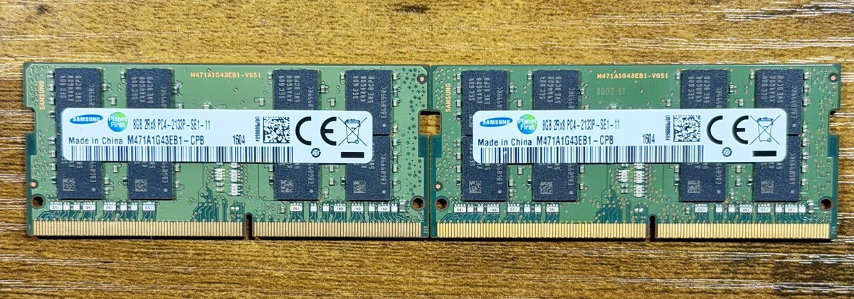 Samsung PC4-17000 (DDR4-2133) Bus Speed Computer RAM 16 GB Total