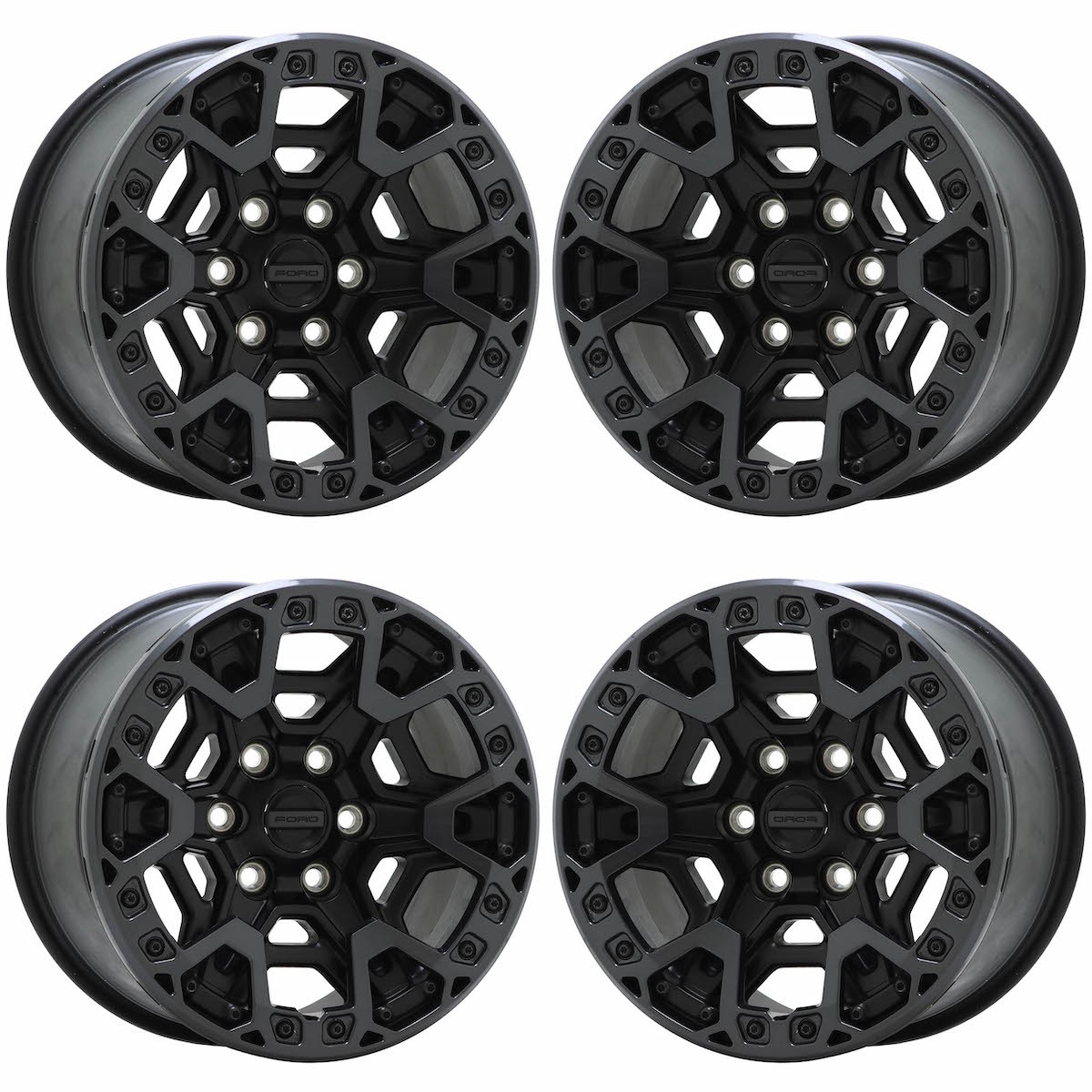 Image of 17" Ford F150 Raptor Truck Charcoal wheels rims Factory set 4 rapt24