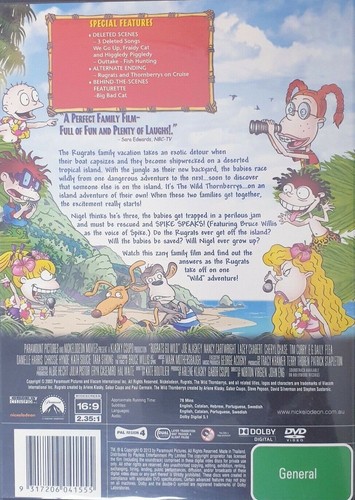 Rugrats Go Wilds -Rare DVD Aus Stock -Kids & Family New Region 4 - Picture 2 of 2