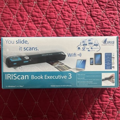 *New *Original Sealed Package *IRIScan Book Executive 3 Mobile Scanner *WiFi