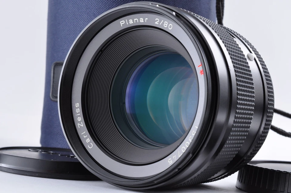 [COMO NUEVO] Lente Contax Carl Zeiss Planar T* 80 mm F/2 para 645 de JAPÓN - Imagen 3 de 4