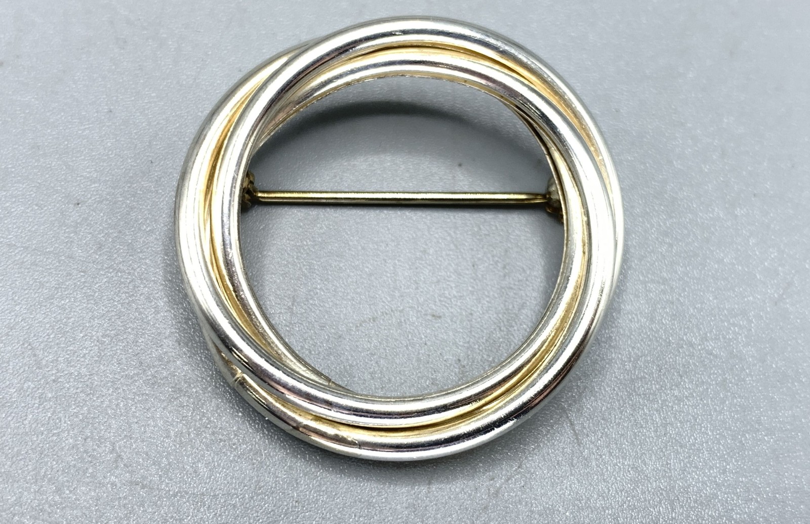 Sterling Silver Circular Brooch - image 1