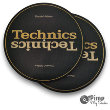 Technics Slipmats - Limited Edition - Gold / Champagne x 2 - LTD GLD