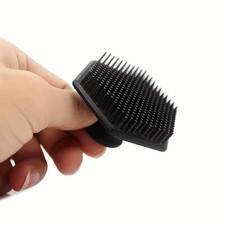 4Pcs Silicone Bath Brush Set with Non Slip Handle Soft Shower Body Scrubber Pad